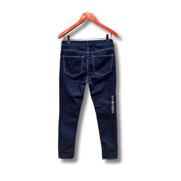 NWOT H&M Skinny Ankle Moulante Regular Waist Dark Denim Jeans Size 29 - Picture 3 of 8